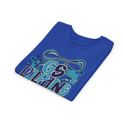 Youth GS Dolphins Bow Tee - Bella Canvas