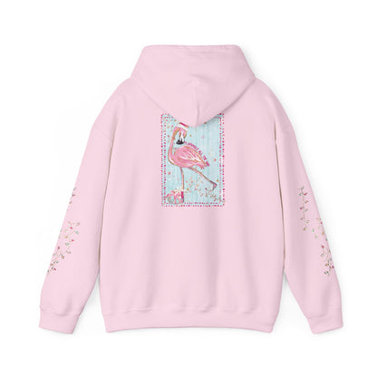 Flamingo Flamingle All The Way Hoodie - Gildan
