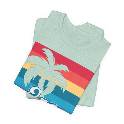 ADULT ONO ISLAND PALM GRID TSHIRT