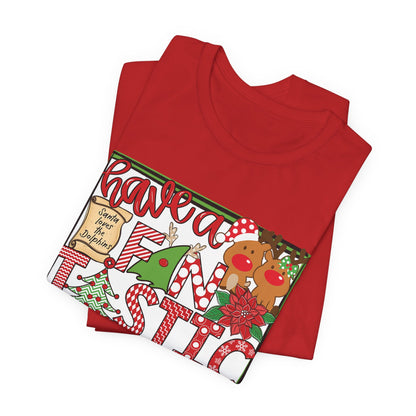 Dolphins Fintastic Christmas - Bella Canvas