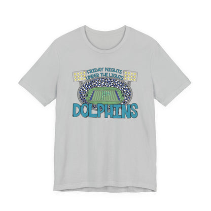 Adult Dolphins Friday Nights Under the Lights Tee