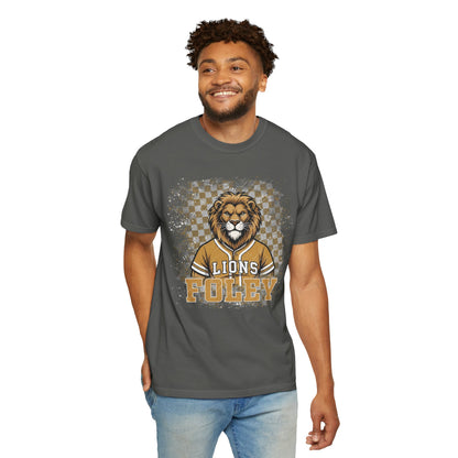 Foley Lions Grunge T-shirt - Comfort Colors