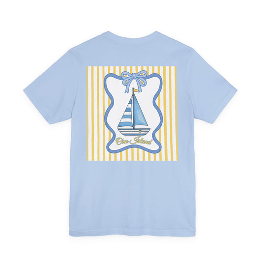 Adult Coquette Sailboat Tee - Bella Canvas