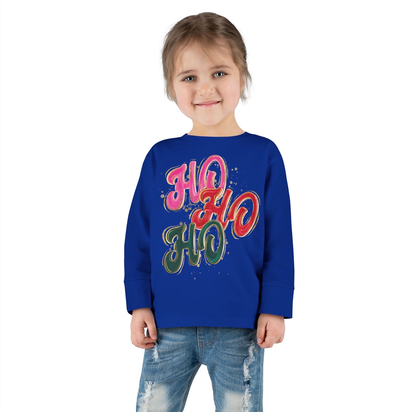 Toddler Ho Ho Ho Longsleeve Gildan