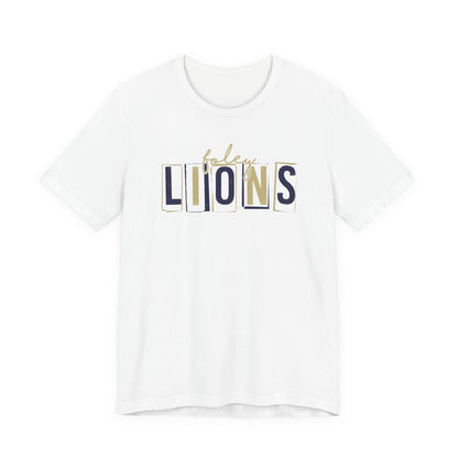 Foley Lions Boxy Tee - Bella Canvas