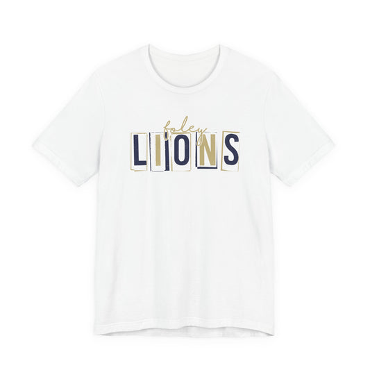 Foley Lions Boxy Tee - Bella Canvas
