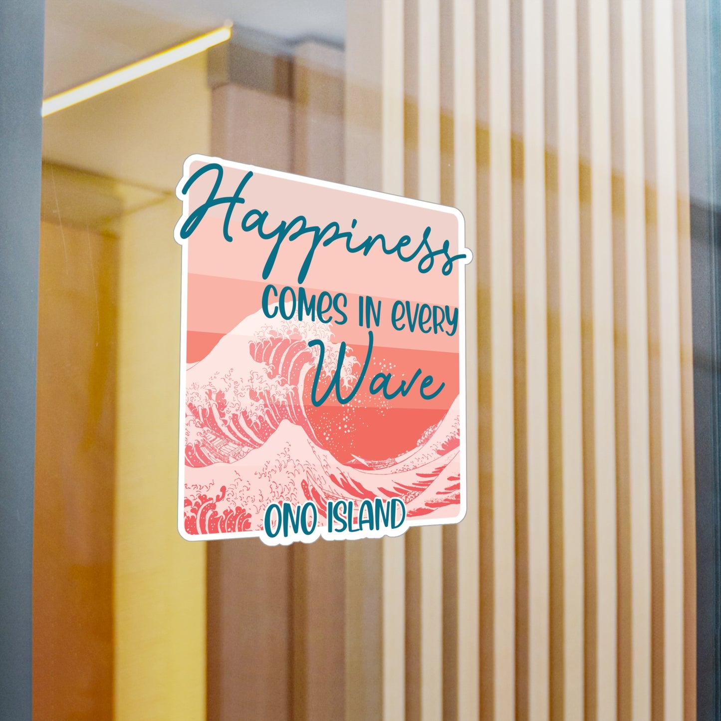 Ono Happiness Wave Vinyl Decals