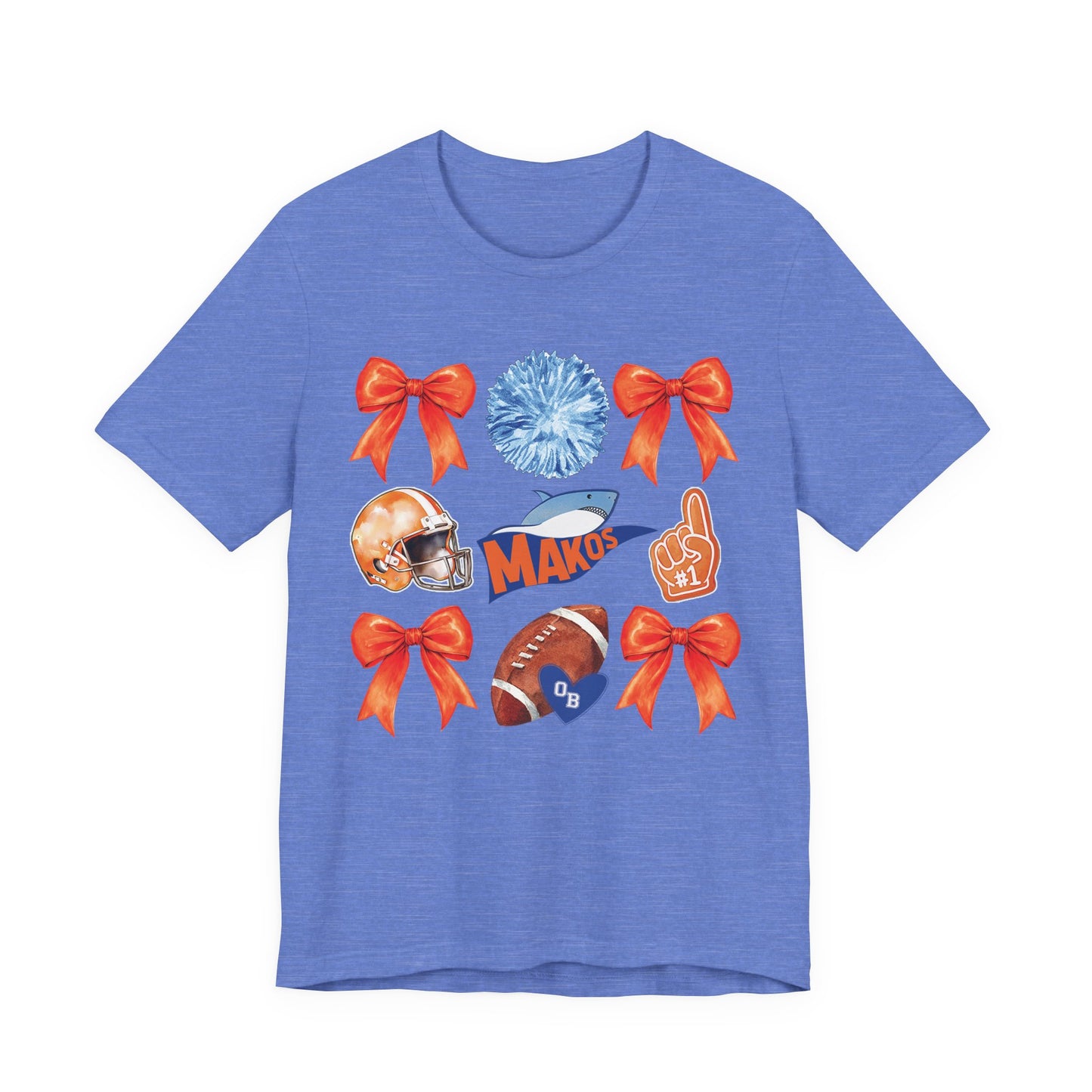 Adult Makos Coquette Football Tee