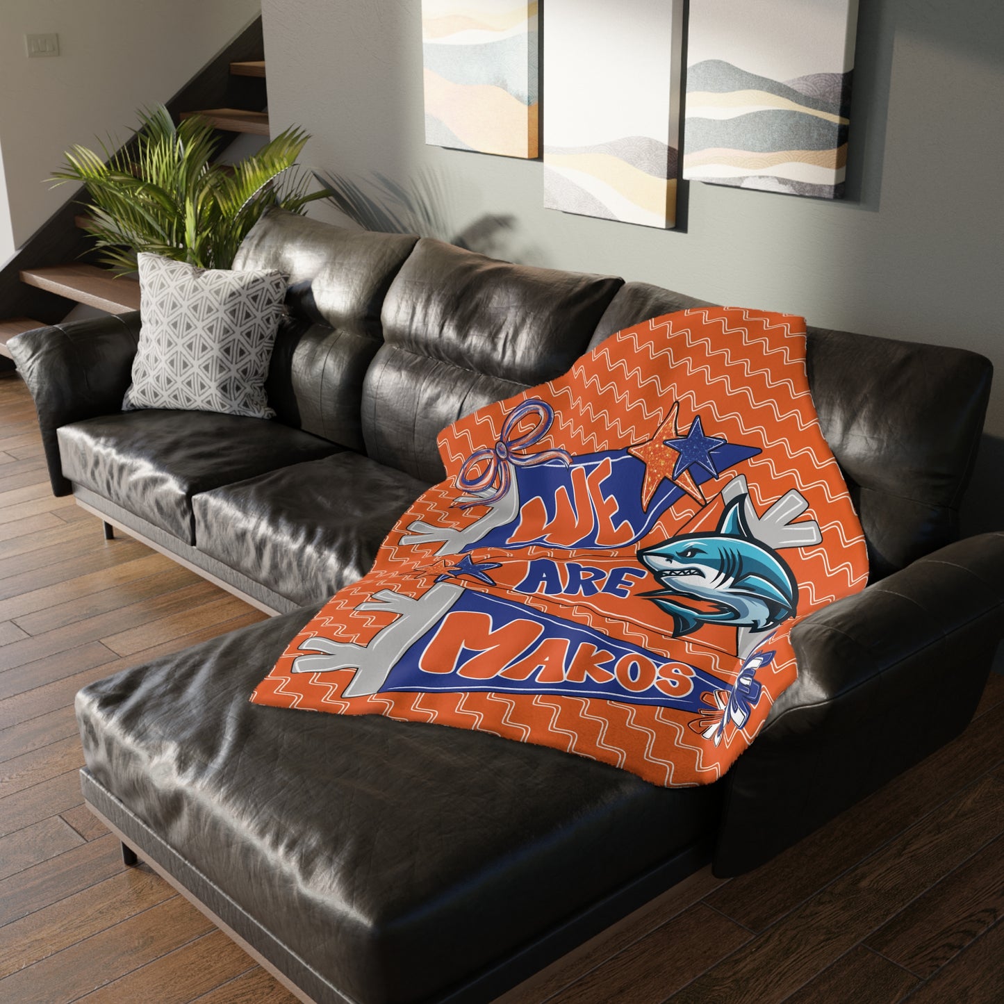 We Are Makos 2 Sided Plush Blanket