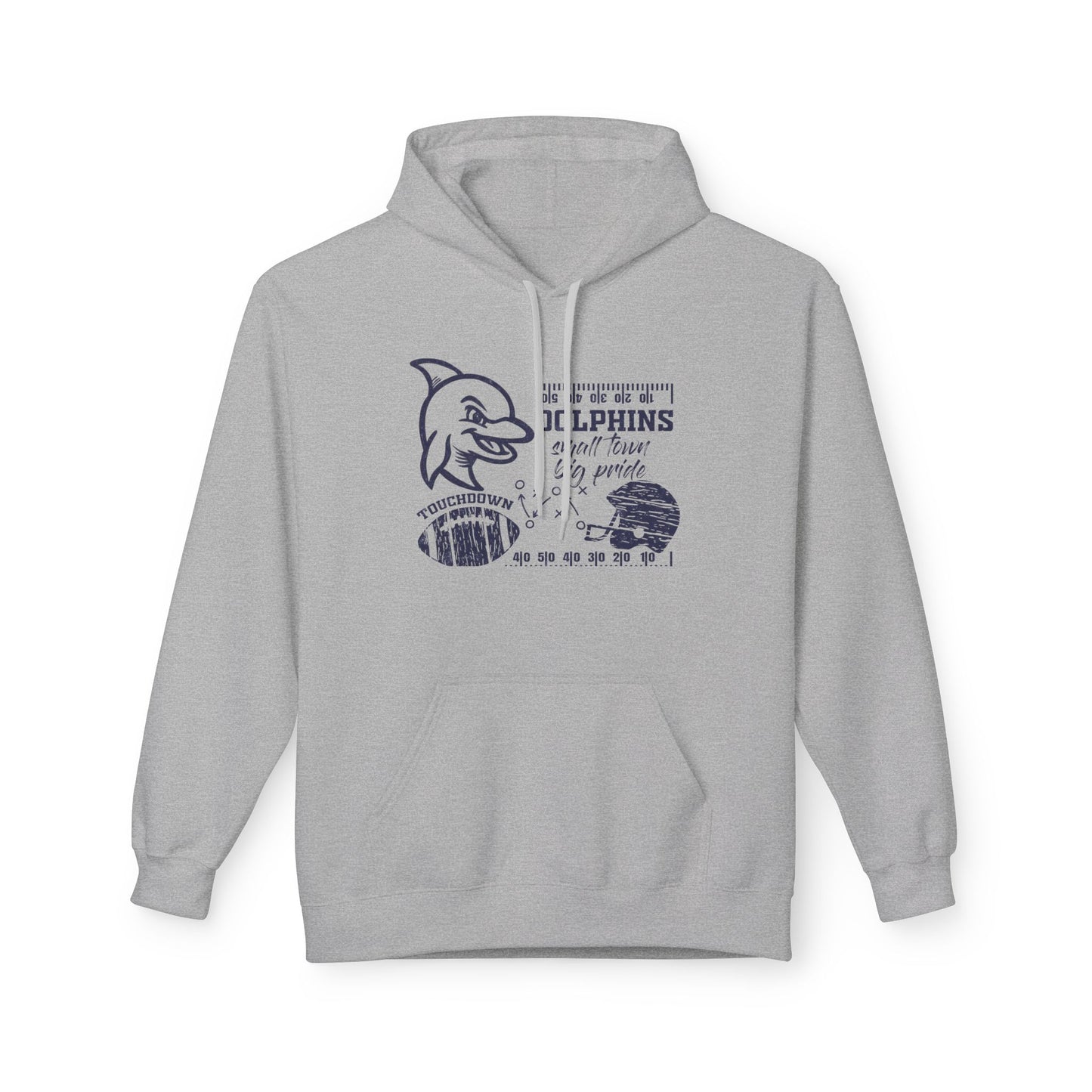 Dolphin Football Hoodie - Gildan