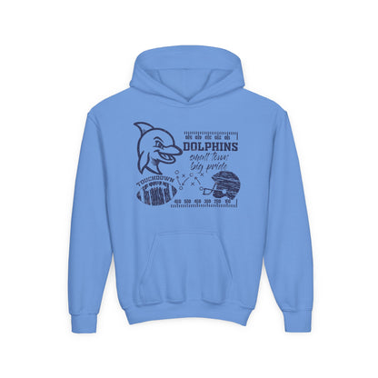 Youth Dolphin Fleece Hoodie -Gildan