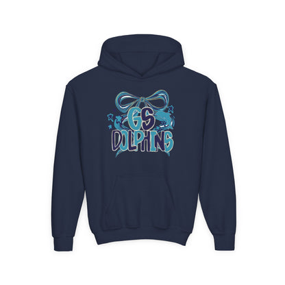 Youth GS Dolphins Bow Tee - Gildan