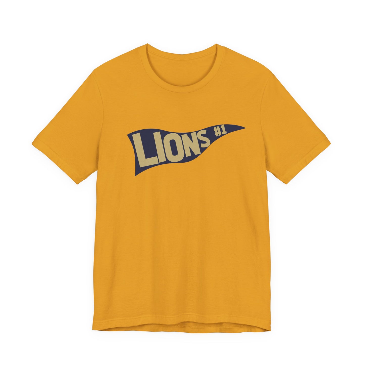 Adult #1 Lions Unisex Jersey Tee - Bella Canvas