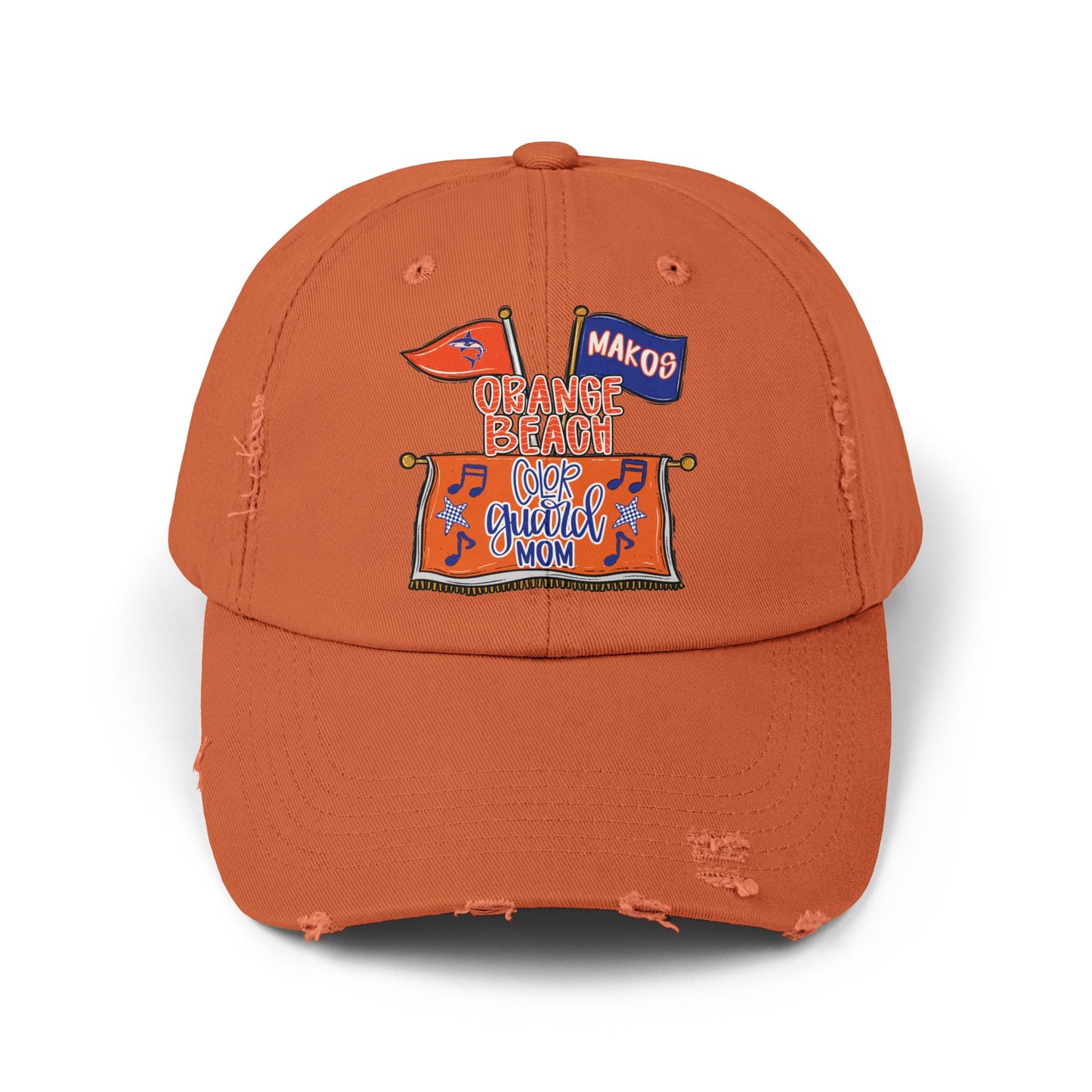 Makos Color Guard Mom Distressed Cap