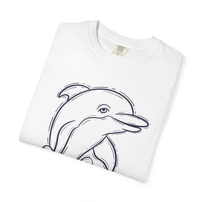 Adult Dolphins Sketch - Comfort Colors