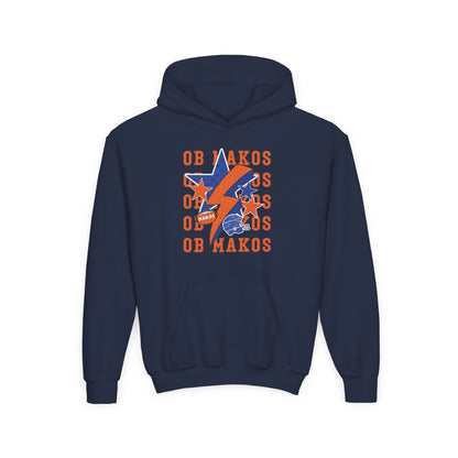 Youth Makos Lightning Football Hoodie
