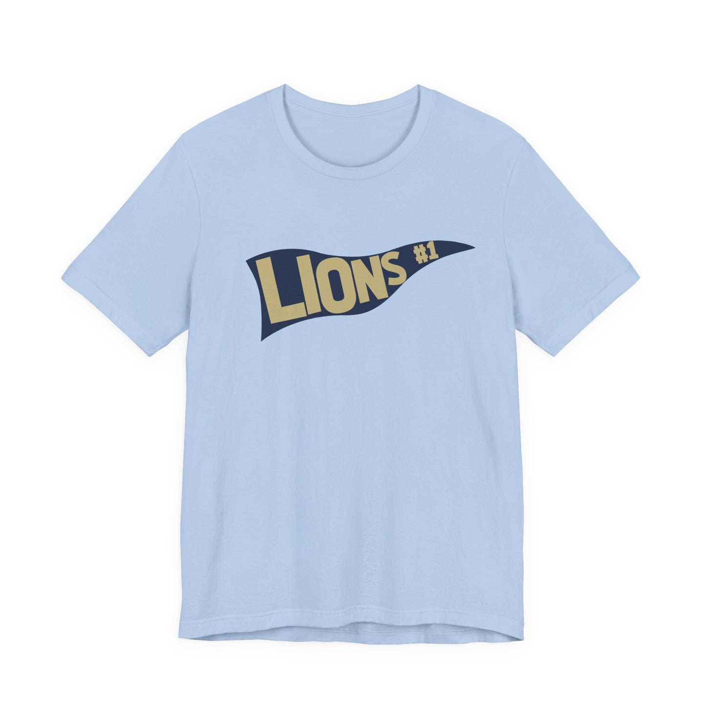Adult #1 Lions Unisex Jersey Tee - Bella Canvas