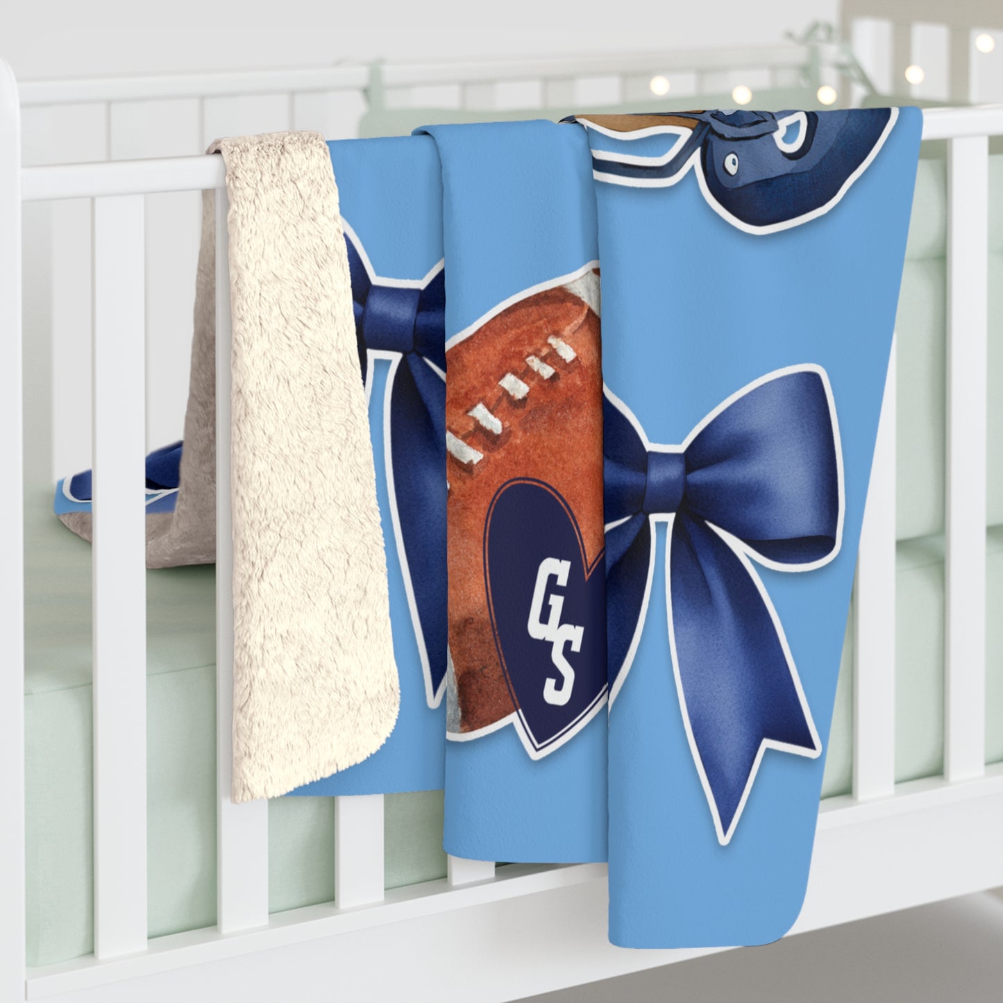 Dolphin Coquette Style Sherpa Blanket