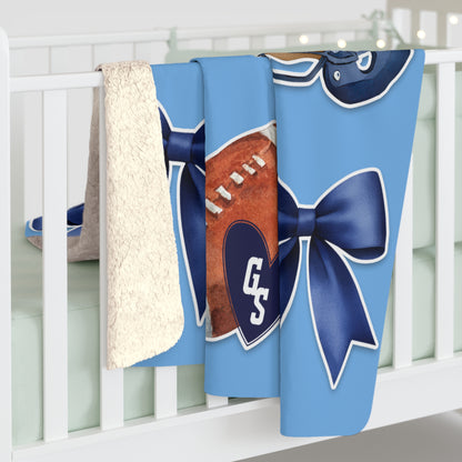 Dolphin Coquette Style Sherpa Blanket