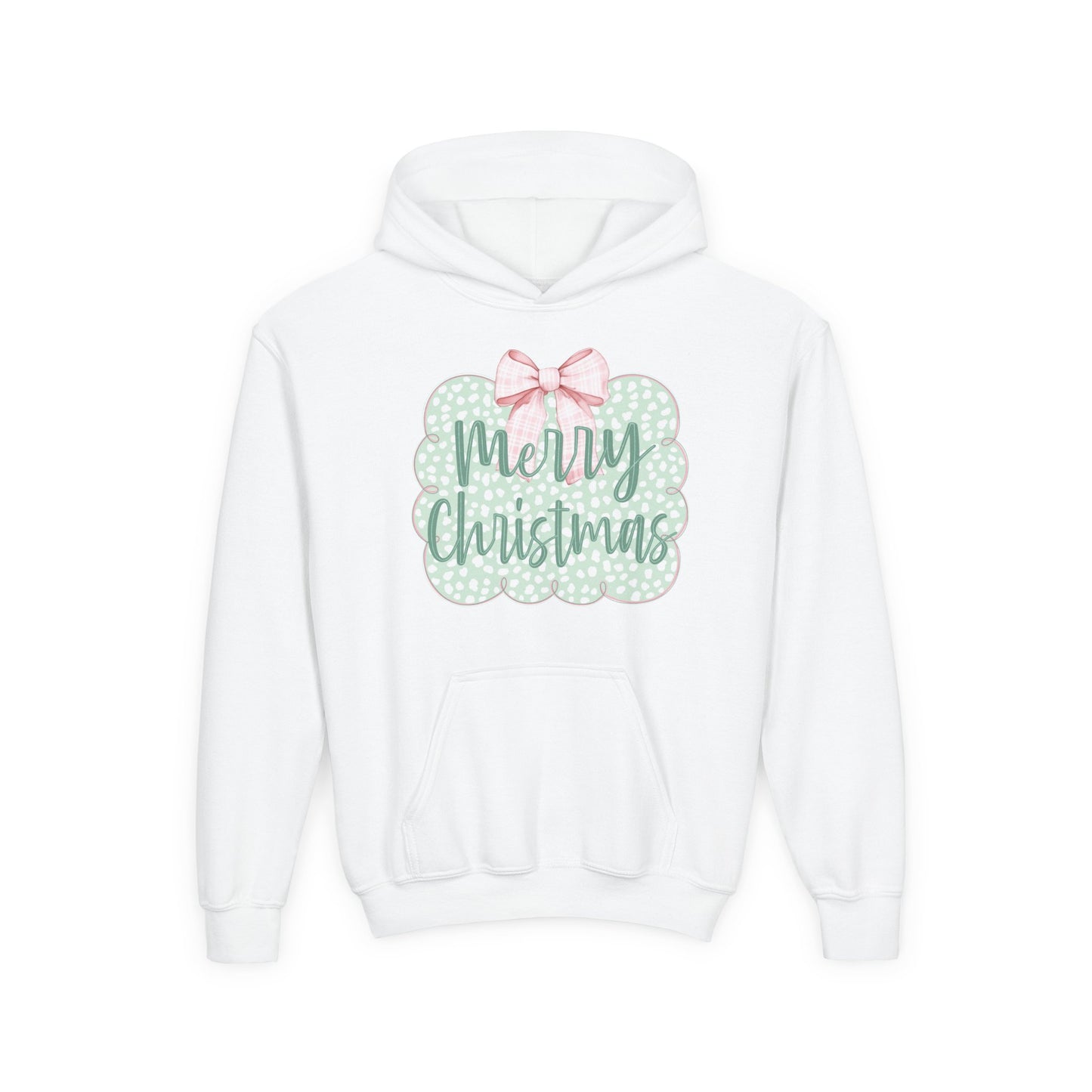 Merry Christmas Youth Hoodie - Gildan