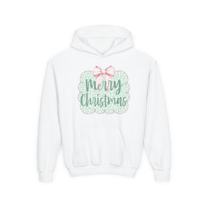 Merry Christmas Youth Hoodie - Gildan