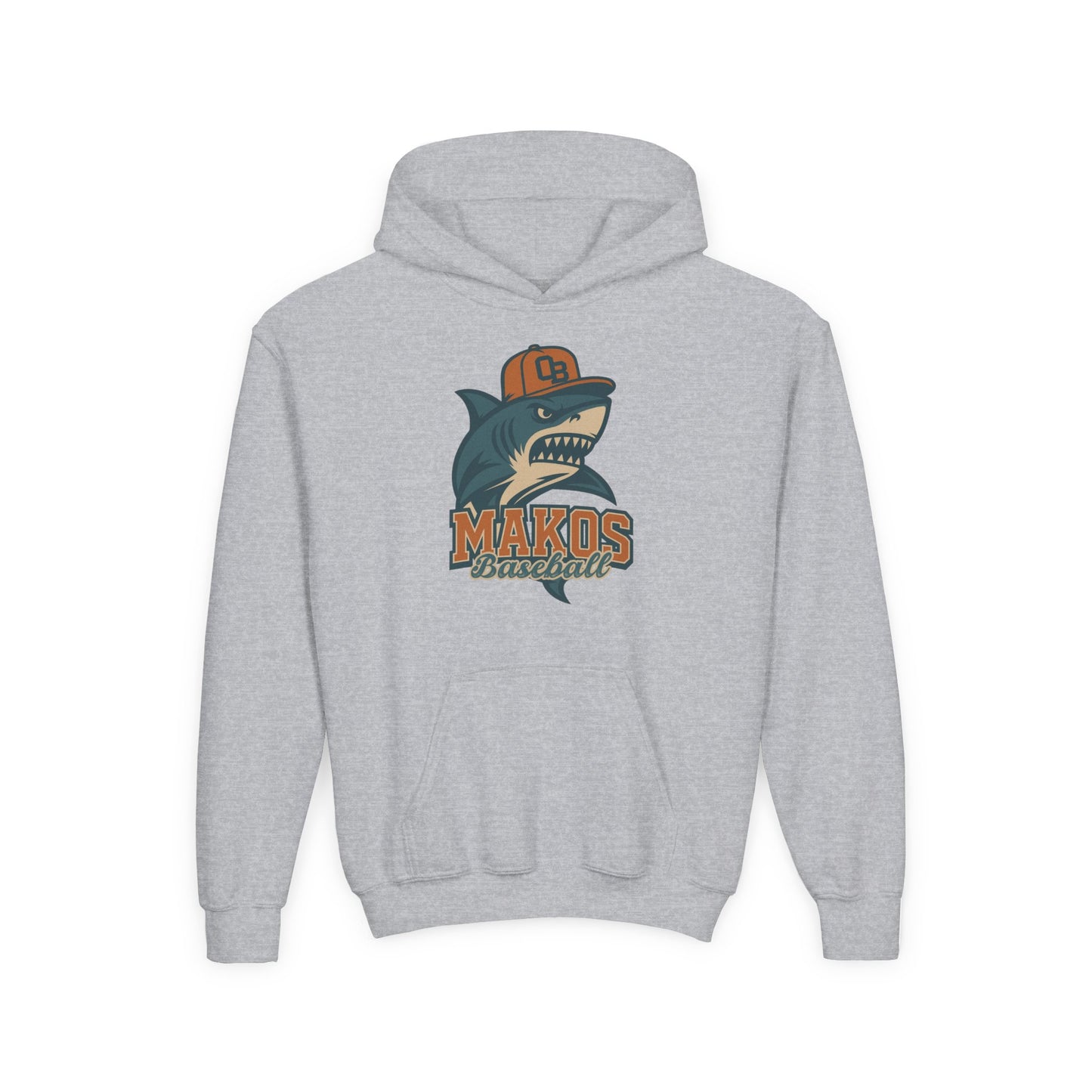 Makos Youth Baseball Hoodie - Gildan