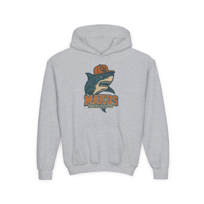 Makos Youth Baseball Hoodie - Gildan