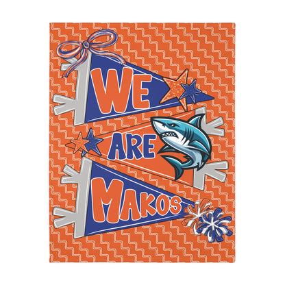 We Are Makos 2 Sided Plush Blanket