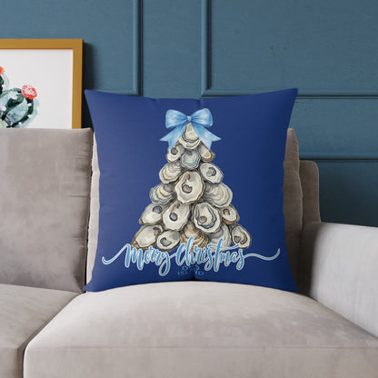 Ono Island Oyster Tree Blue Pillows