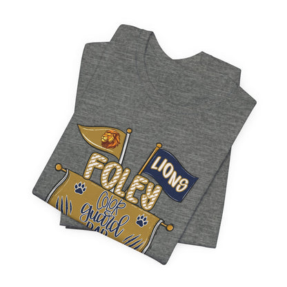 Adult Lions Color Guard Mom Tee - Bella Canvas