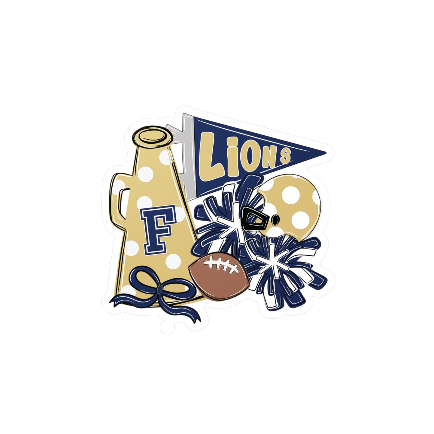 Lions Mega Team Spirit Stickers