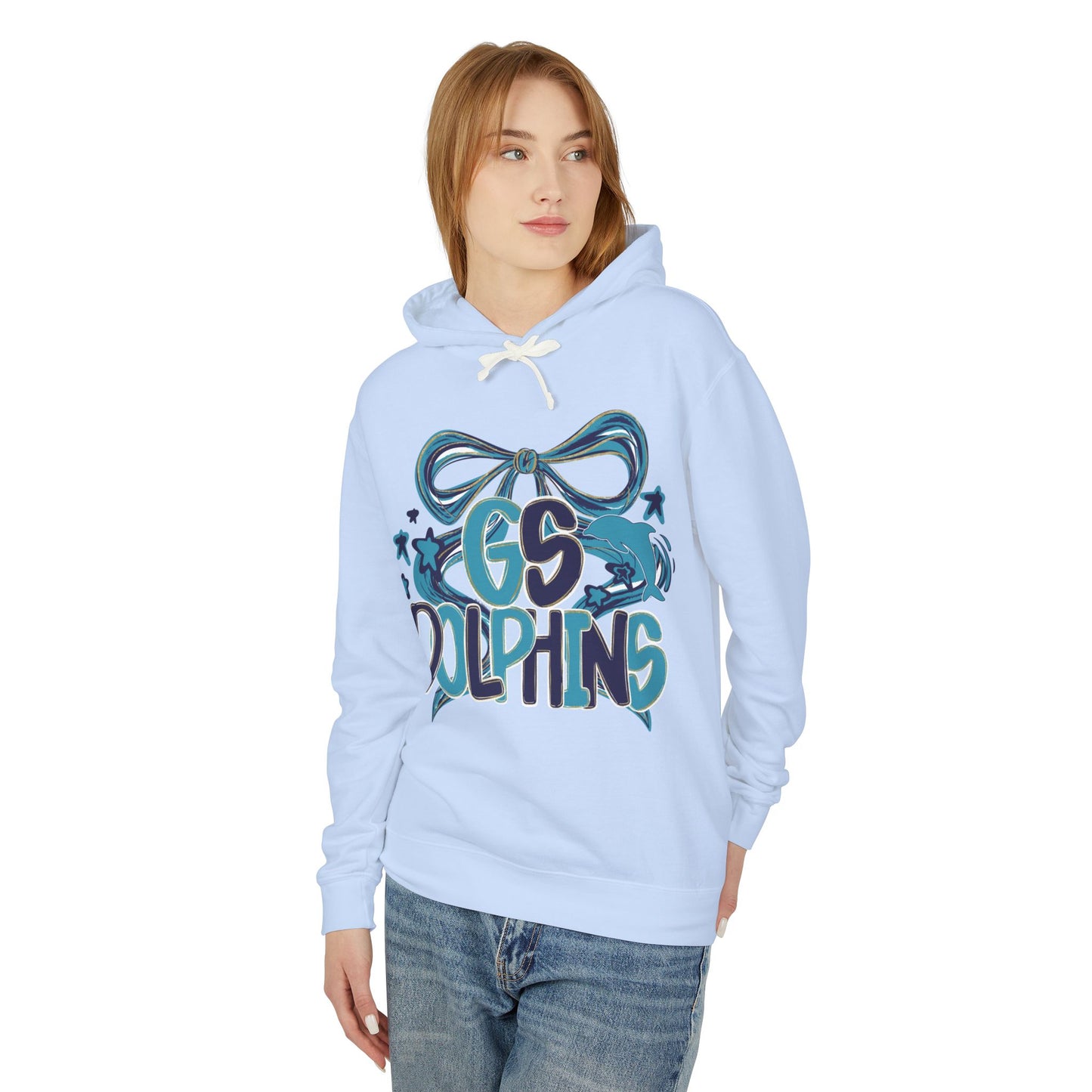 Adult GS Dolphins Bow - Comfort Colors