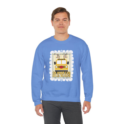 Christmas Bus Driver Sweatshirt - Gildan