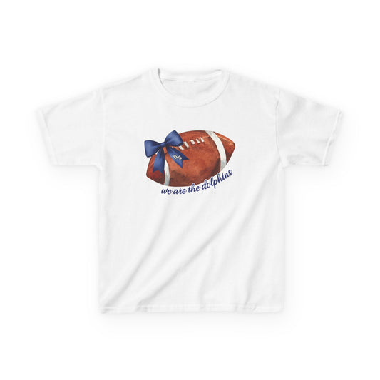 YOUTH GS Bow We Are The Dolphins Football