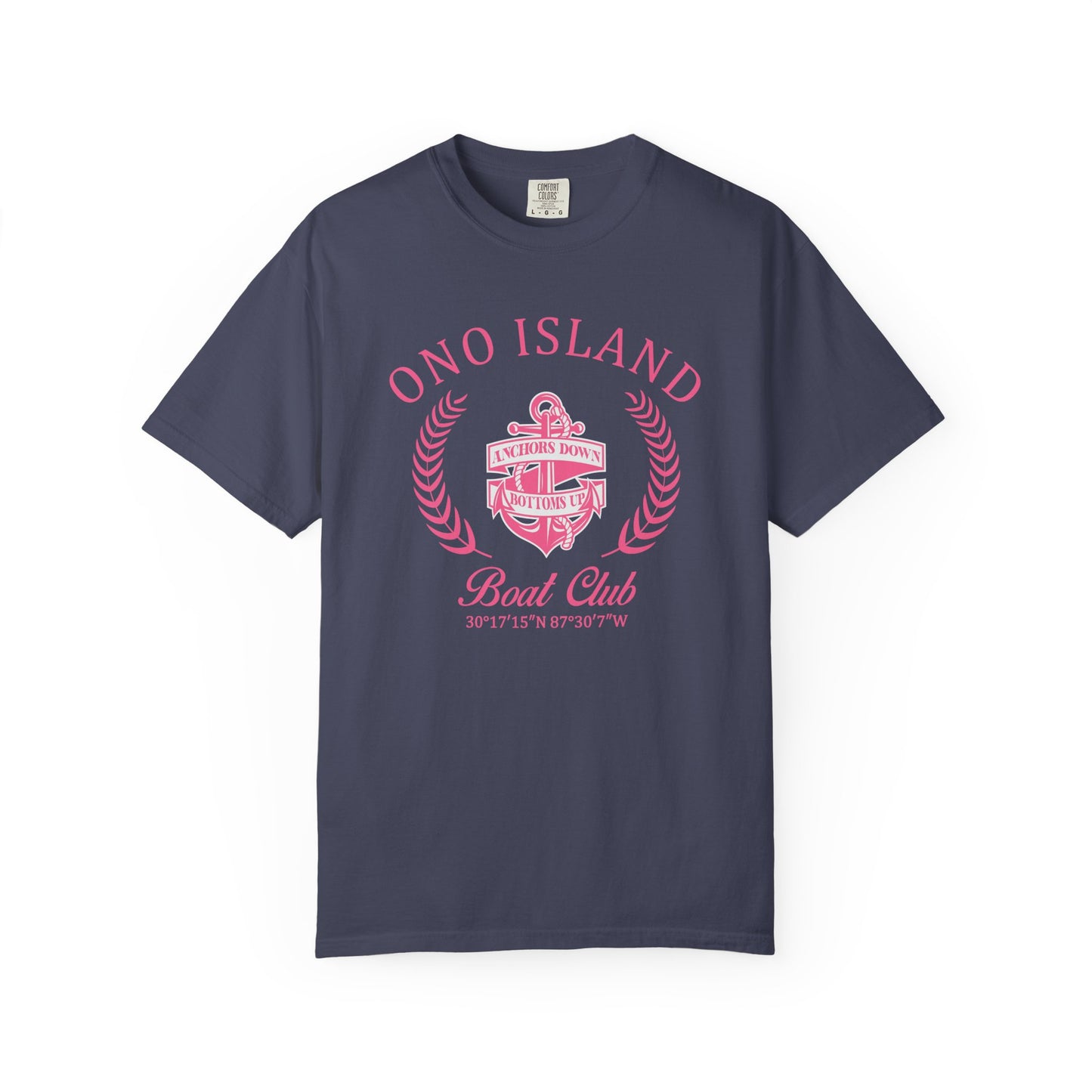 Ono Island Pink Boat Club - Comfort Colors
