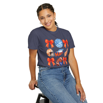 Makos Coquette Football Tee - Comfort Colors