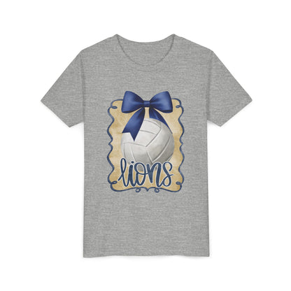 Youth Foley Lions Volleyball Tee - Bella Canvas