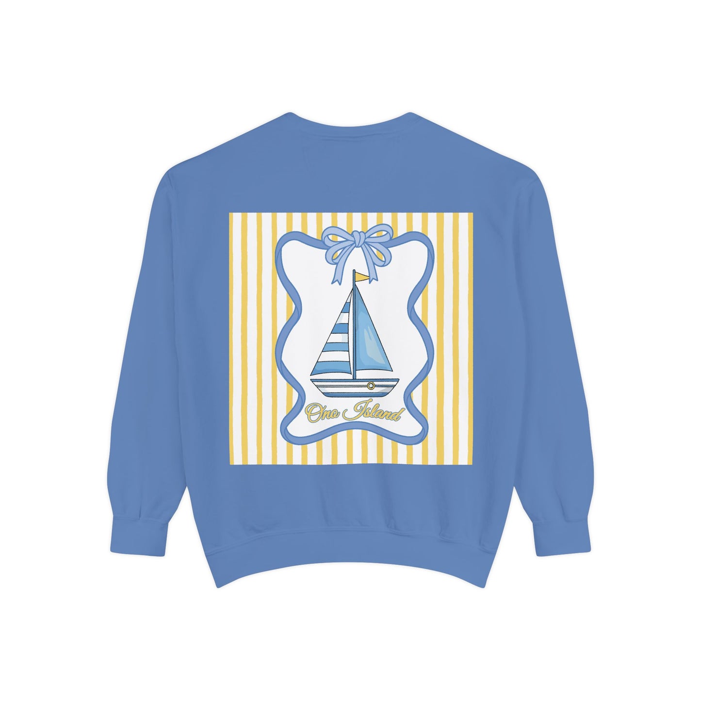 Adult Coquette Sailboat Sweatshirt - Comfort Colors