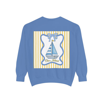 Adult Coquette Sailboat Sweatshirt - Comfort Colors