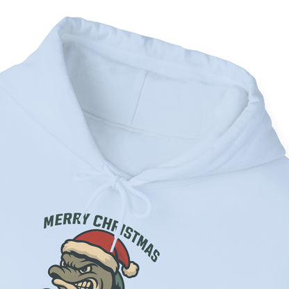 Merry Christmas Dolphin Hoodie - Gildan