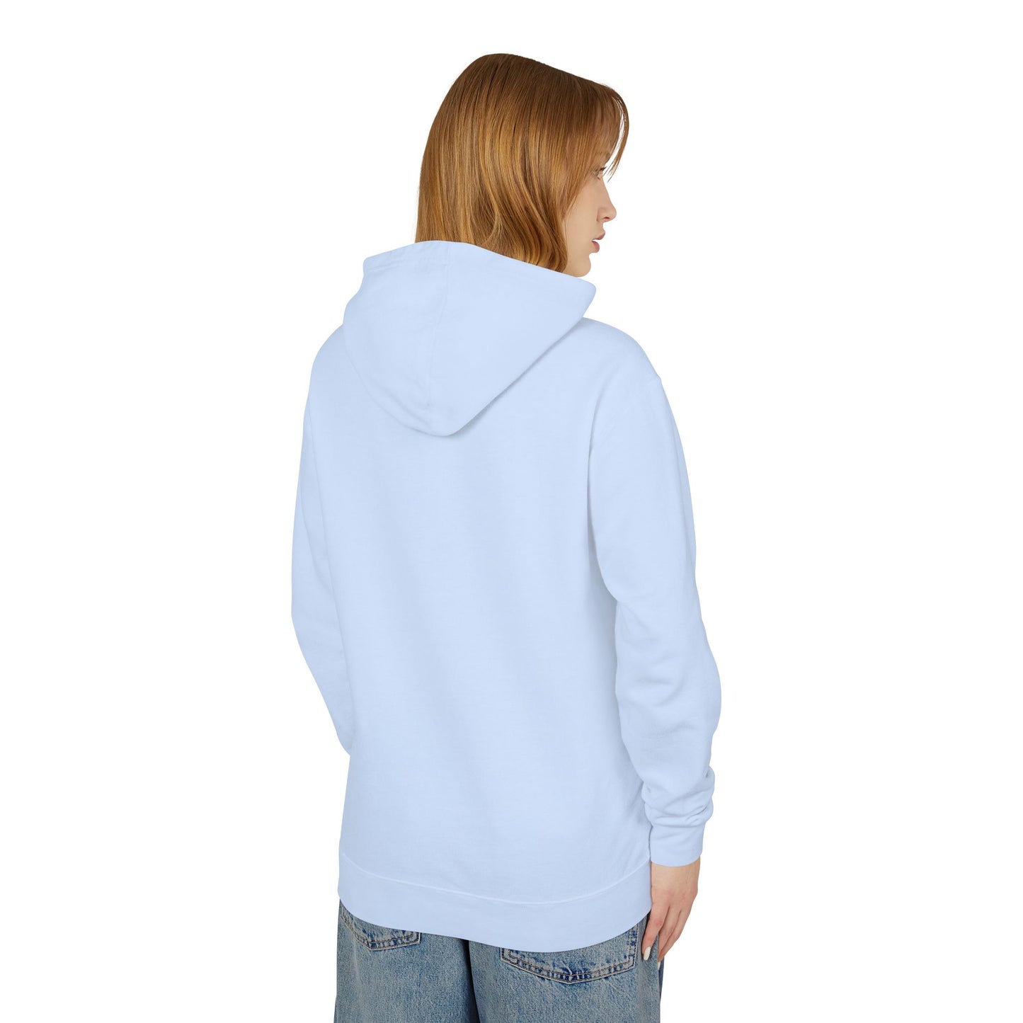 Adult Life of a Dolphin Faux Glitter Hoodie - Comfort Colors
