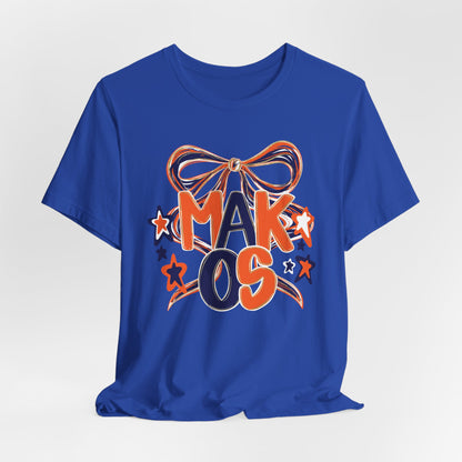 Adult Makos Twirly Ribbon Tee - Bella Canvas