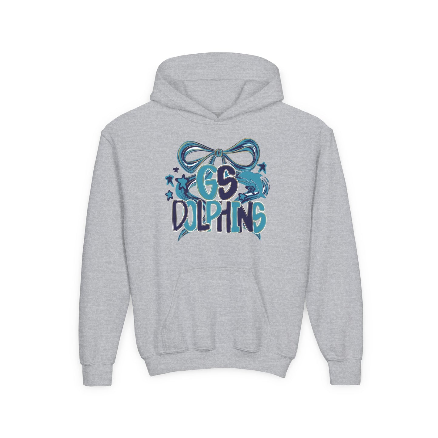 Youth GS Dolphins Bow Tee - Gildan