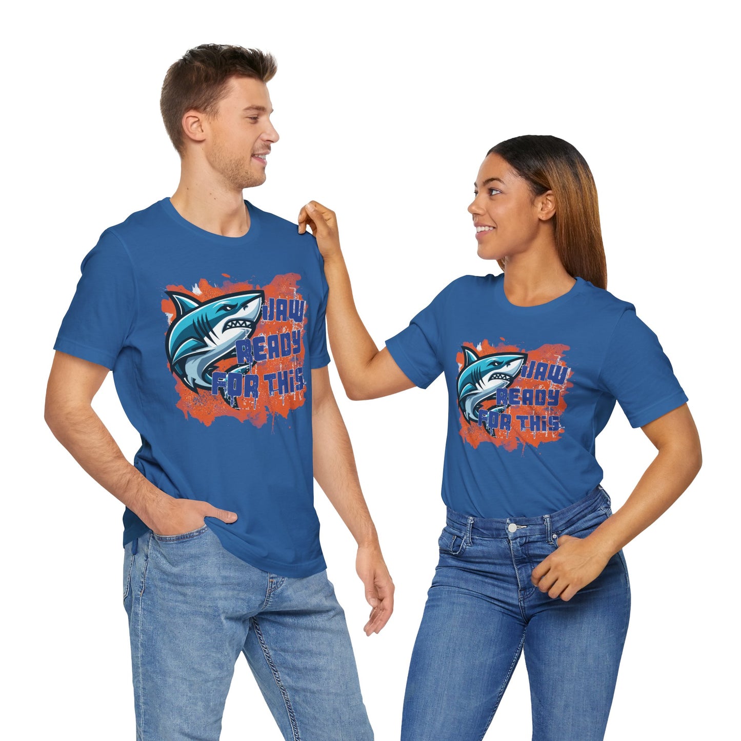 Adult Makos Jaw Ready For This Tee - Bella Canvas