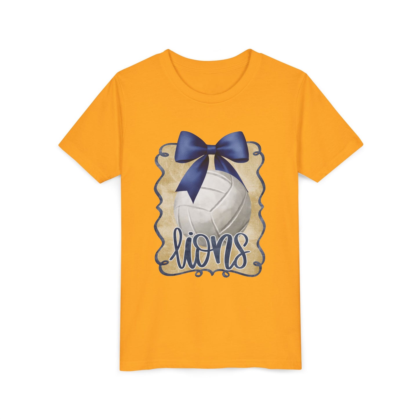 Youth Foley Lions Volleyball Tee - Bella Canvas