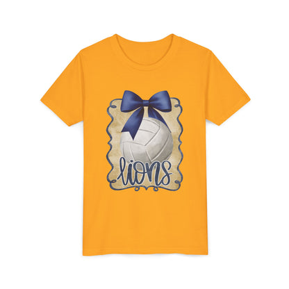 Youth Foley Lions Volleyball Tee - Bella Canvas