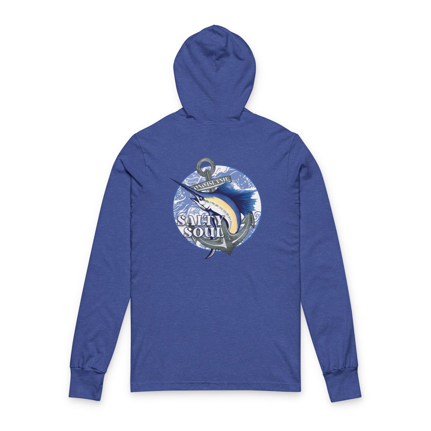 Adult Ono Salty Soul Hooded Long Sleeve Tee -Bella Canvas