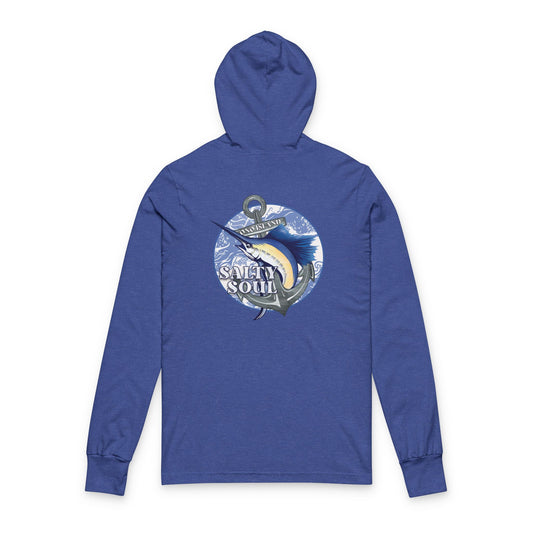 Adult Ono Salty Soul Hooded Long Sleeve Tee -Bella Canvas