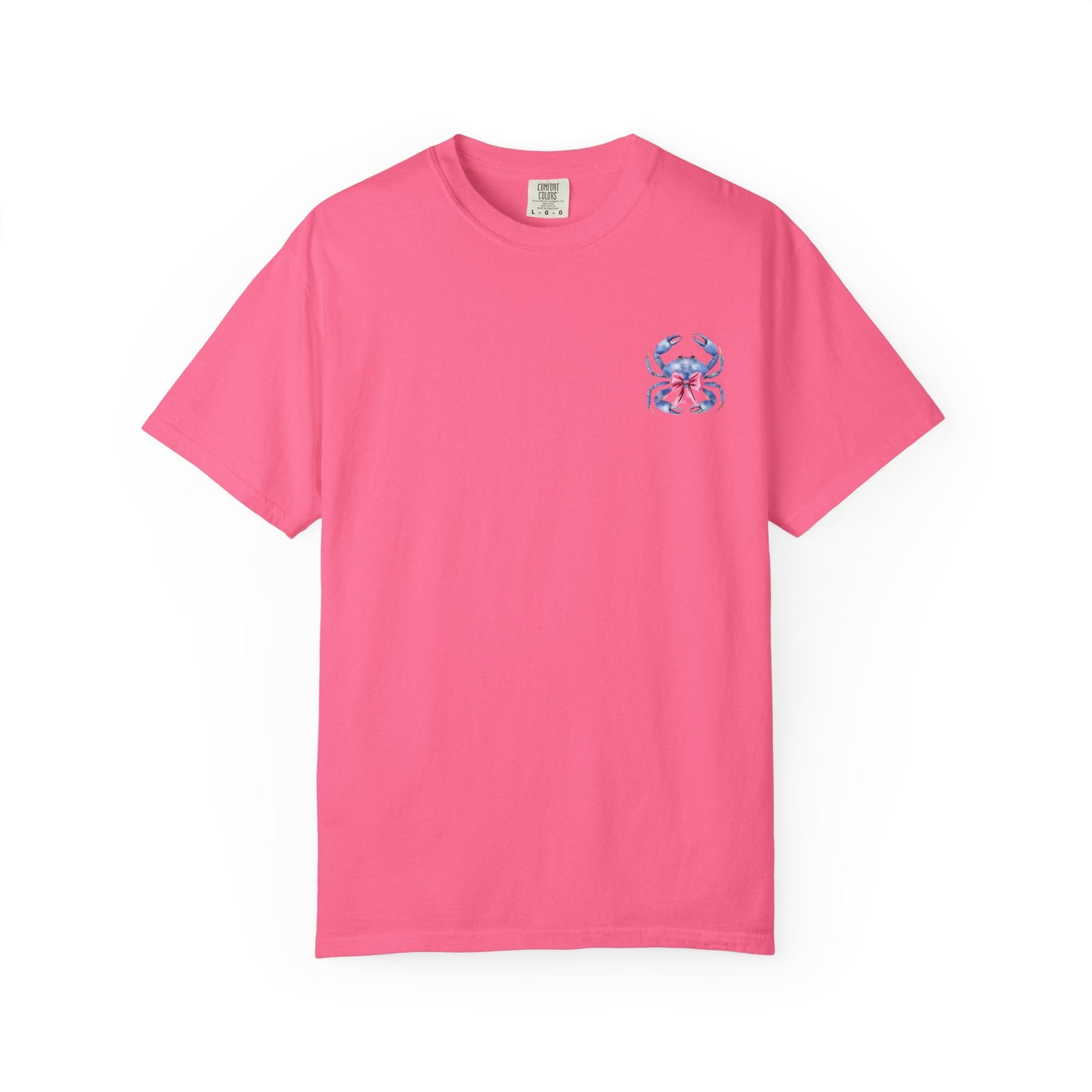 Adult Ono Island Preppy Crab Tee - Comfort Colors
