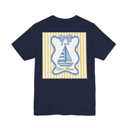 Adult Coquette Sailboat Tee - Bella Canvas